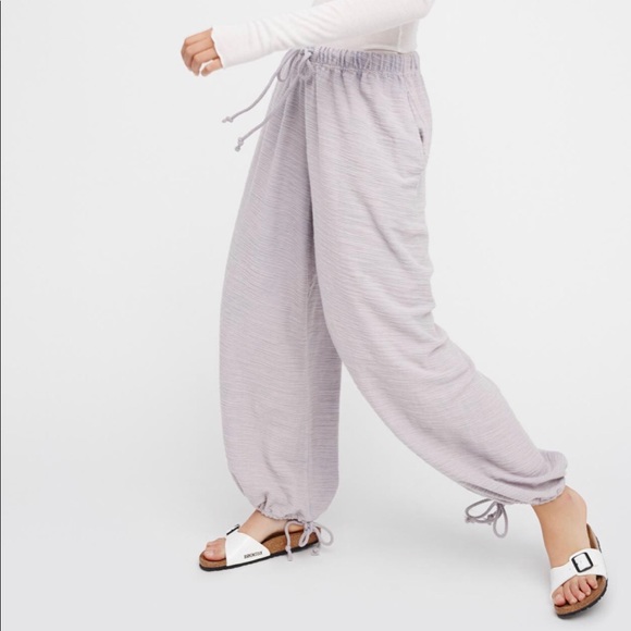 Free People Pants Jumpsuits Lilac Grey Intimately No Joke Jogger M Poshmark